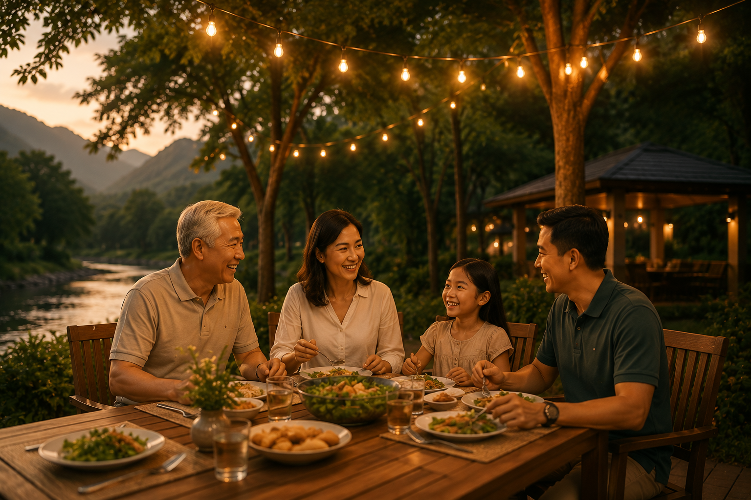 Family and community at Palauig Paradise