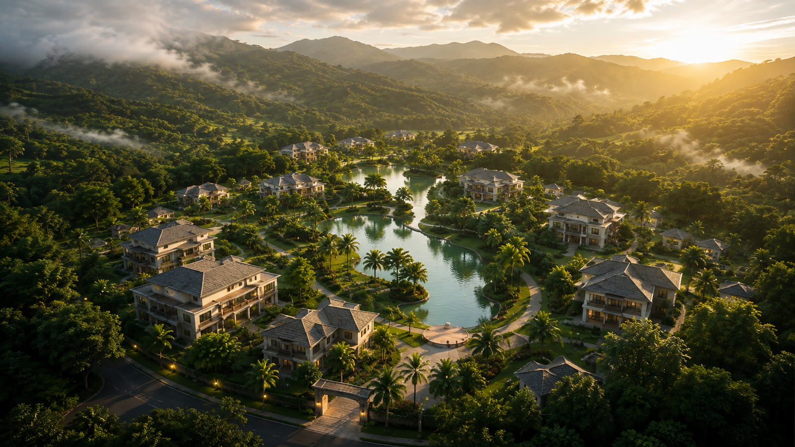 Conceptual vision for Palauig Paradise resort